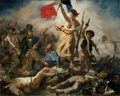 Le 28 Juillet. La Liberté guidant le peuple - Ferdinand Victor Eugene Delacroix